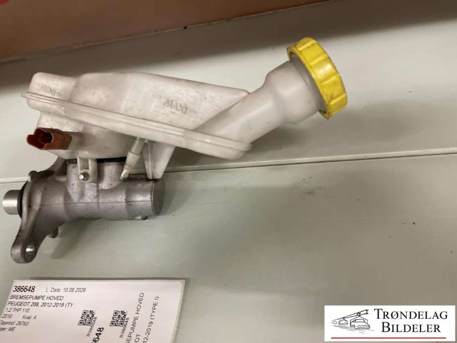 Bremsepumpe hoved til Peugeot 208 2012-2019 (Type I) (4601R9|)