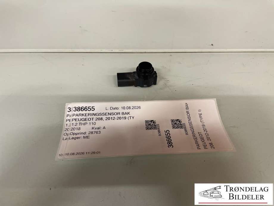 Parkeringssensor bak til Peugeot 208, 2012-2019 (Type I)  