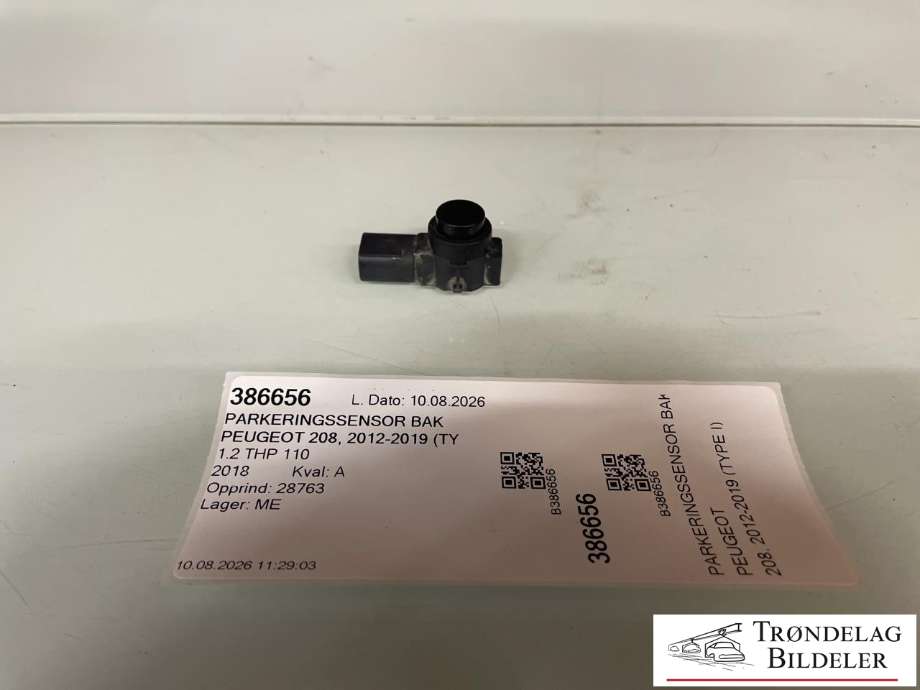 Parkeringssensor bak til Peugeot 208, 2012-2019 (Type I)  