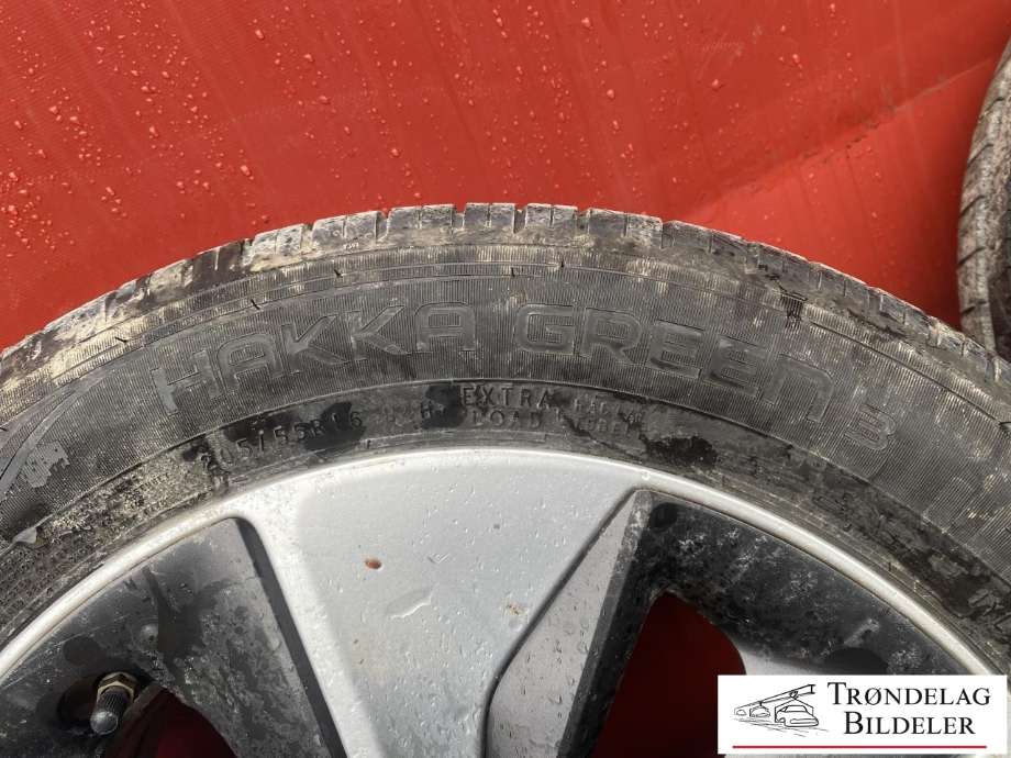 Hjulsett aluminium sommer til Hyundai Ioniq Electric 2016-2019 (Fase 1)  (NOKIAN TYRES HAKKA GREEN|205/55-R16 94H/ET50|MØNSTERDYBDE 5MM|PROD 01.24)