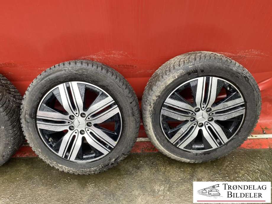 Hjulsett aluminium vinter til Mercedes EQA 2021-->> (CONTINENTAL ICE CONTACT|235/55-R18 104T/ET53.5|MØNSTERDYBDE 6MM|PROD 05.21)