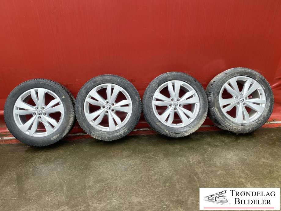 Hjulsett aluminium vinter til VW ID.4, 2020-->> (CONTINENTAL VIKING|255/50-R19 107T/ET43)