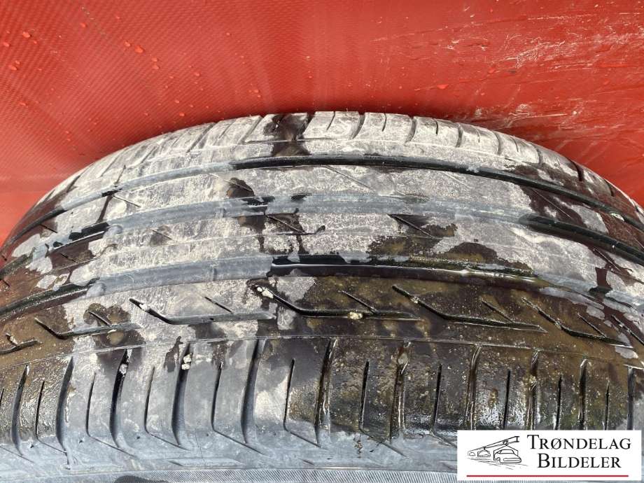 Hjulsett aluminium sommer til Fiat Doblo 2006-2010 (Type I, Fase 2) (BRIDGESTONE TURANZA|205/55-R16 91Q/ET46|MØNSTERDYBDE 5MM|PROD 12.19)