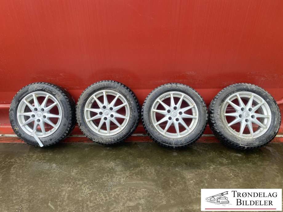 Hjulsett aluminium vinter til Nissan Leaf 2011-2017 (Type I) (KONTIO TYRES ICE PAW|205/55-R 94T/ET40|MØNSTERDYBDE 7MM|PROD 21.24)