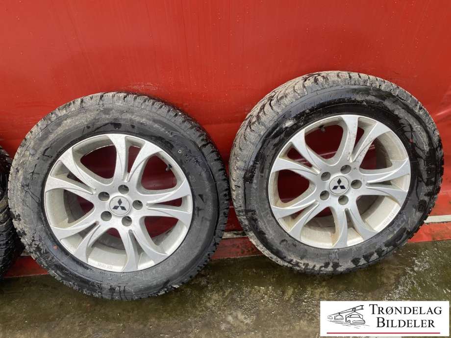 Hjulsett aluminium vinter til Mitsubishi Outlander 2012-2015 (Type III, Fase 1)  (NAKKANG ICE ACTIVA SW|225/65-R17 106T|MØNSTERDYBDE 7MM|PROD 13.22)