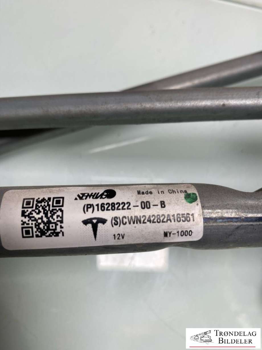 Viskermotor frontrute komplett m/overføring til Tesla Model Y 2024-->> (Type II)  (1628222-00-A|1628222-00-B|)