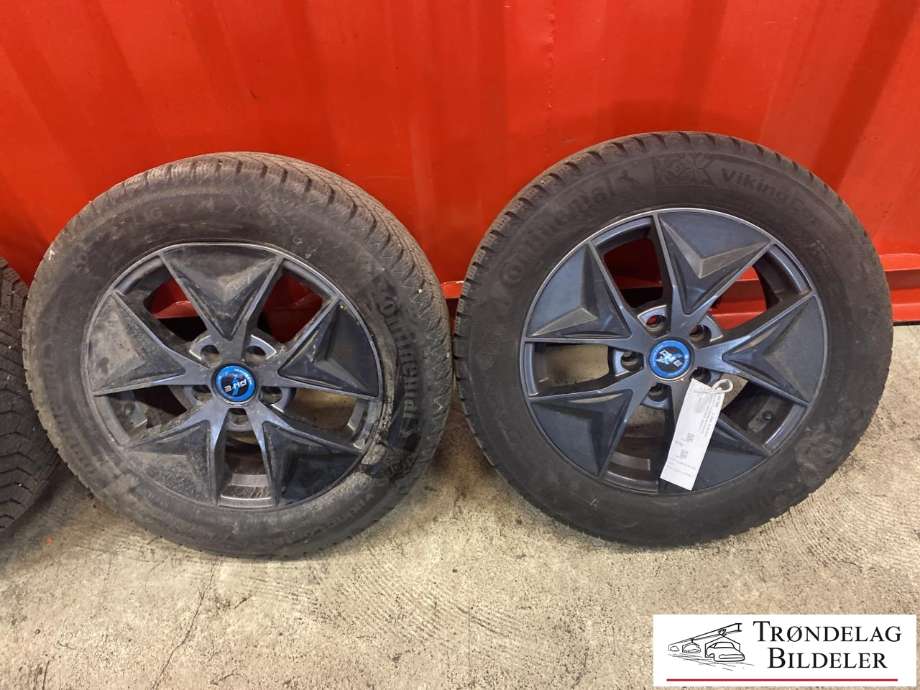 Hjulsett aluminium vinter til Peugeot Partner 2019-->> (Type III)  (CONTINENTAL VIKING CONT|205/60-R16 96T/ET40|MØNSTERDYBDE 5MM|PROD 35.24)