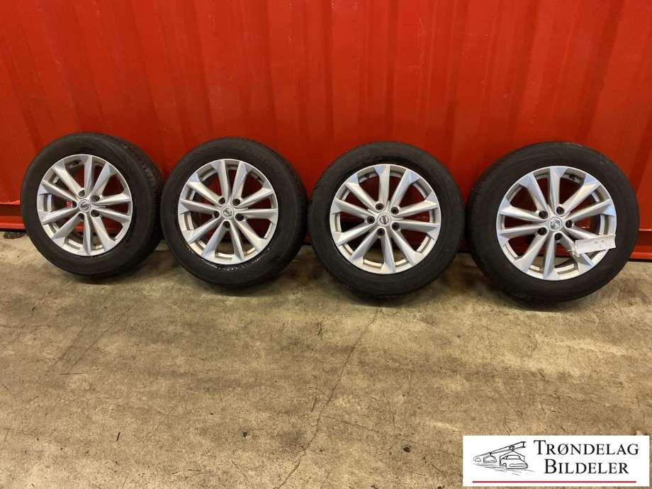 Hjulsett aluminium sommer til Nissan Qashqai, 2014-2021 (Type II)  (NEXEN N BLUE HD PLUS|215/60-R17 96H/ET40)