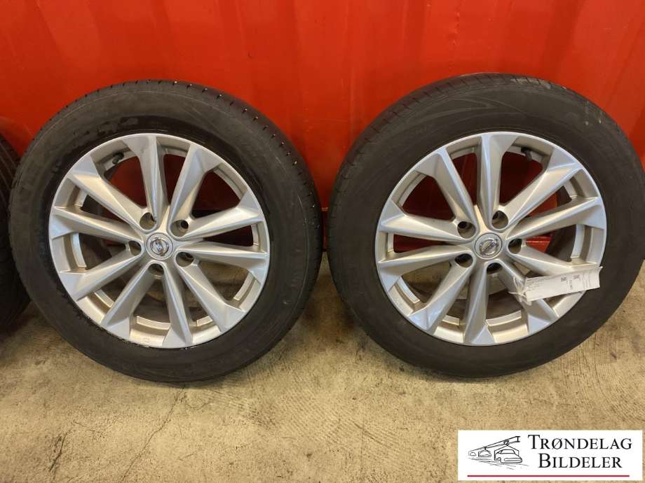 Hjulsett aluminium sommer til Nissan Qashqai 2014-2021 (Type II)  (NEXEN N BLUE HD PLUS|215/60-R17 96H/ET40|MØNSTERDYBDE 3MM|PROD 48.20)