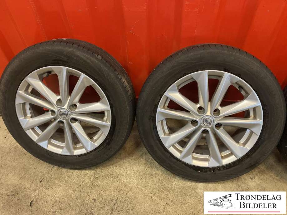 Hjulsett aluminium sommer til Nissan Qashqai 2014-2021 (Type II)  (NEXEN N BLUE HD PLUS|215/60-R17 96H/ET40|MØNSTERDYBDE 3MM|PROD 48.20)