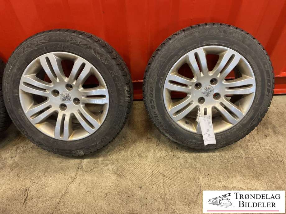 Hjulsett aluminium vinter til Peugeot 3008 2009-2016 (Type I)  (TRAKMOK X PRIVILO|205/60-R16 96T|MØNSTERDYBDE 7MM|PROD 27.21)