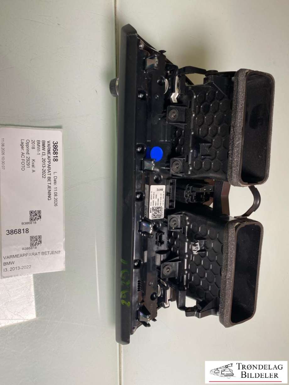 Varmeapparat betjening til BMW i3 2013-2022 (BHTC|61 31 5 A0A 3F7|61319379121|)
