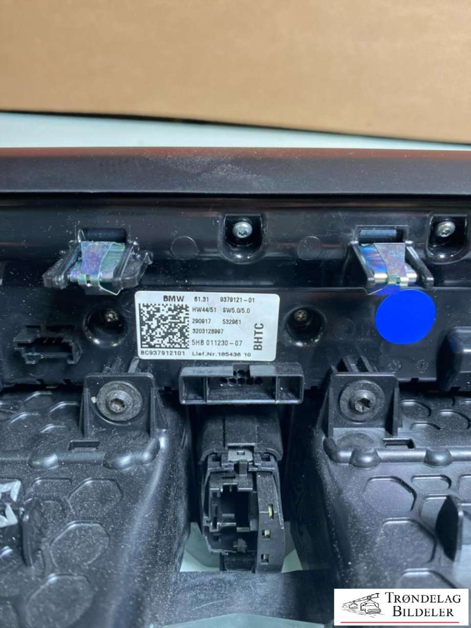 Varmeapparat betjening til BMW i3 2013-2022 (BHTC|61 31 5 A0A 3F7|61319379121|)