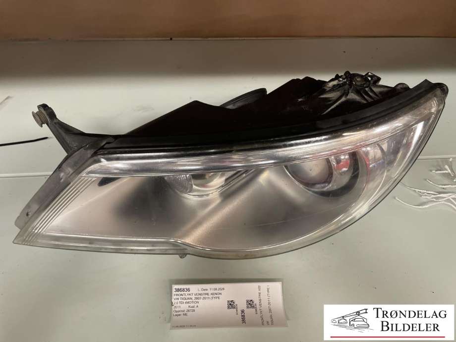 Frontlykt venstre xenon til VW Tiguan 2007-2011 (Type I, Fase 1)  (5N1 941 039 R|)