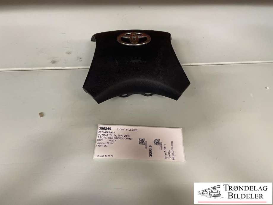 Airbag ratt til Toyota Hilux 2012-2016 (451300K111C0|)