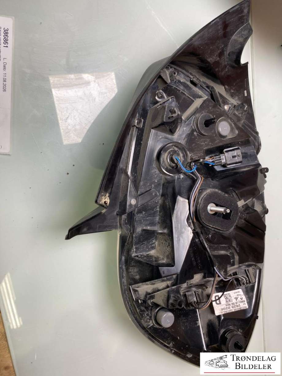 Baklykt høyre til Renault Zoe 2013-2019 (Fase 1)  (265504492R|265509696R|)