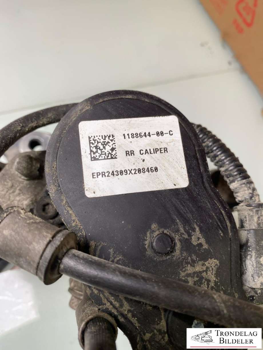 Bremsecaliper høyre bak, elektrisk til Tesla Model Y 2024-->> (Type II)  (1188644-00-C|)