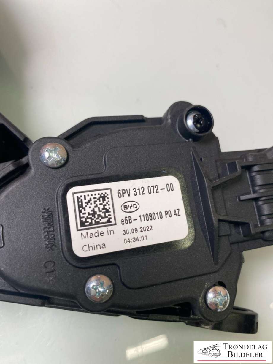 Pedal gass til BYD Atto 2022-->> (10689614-00|6PV312072-00|10248055-00)