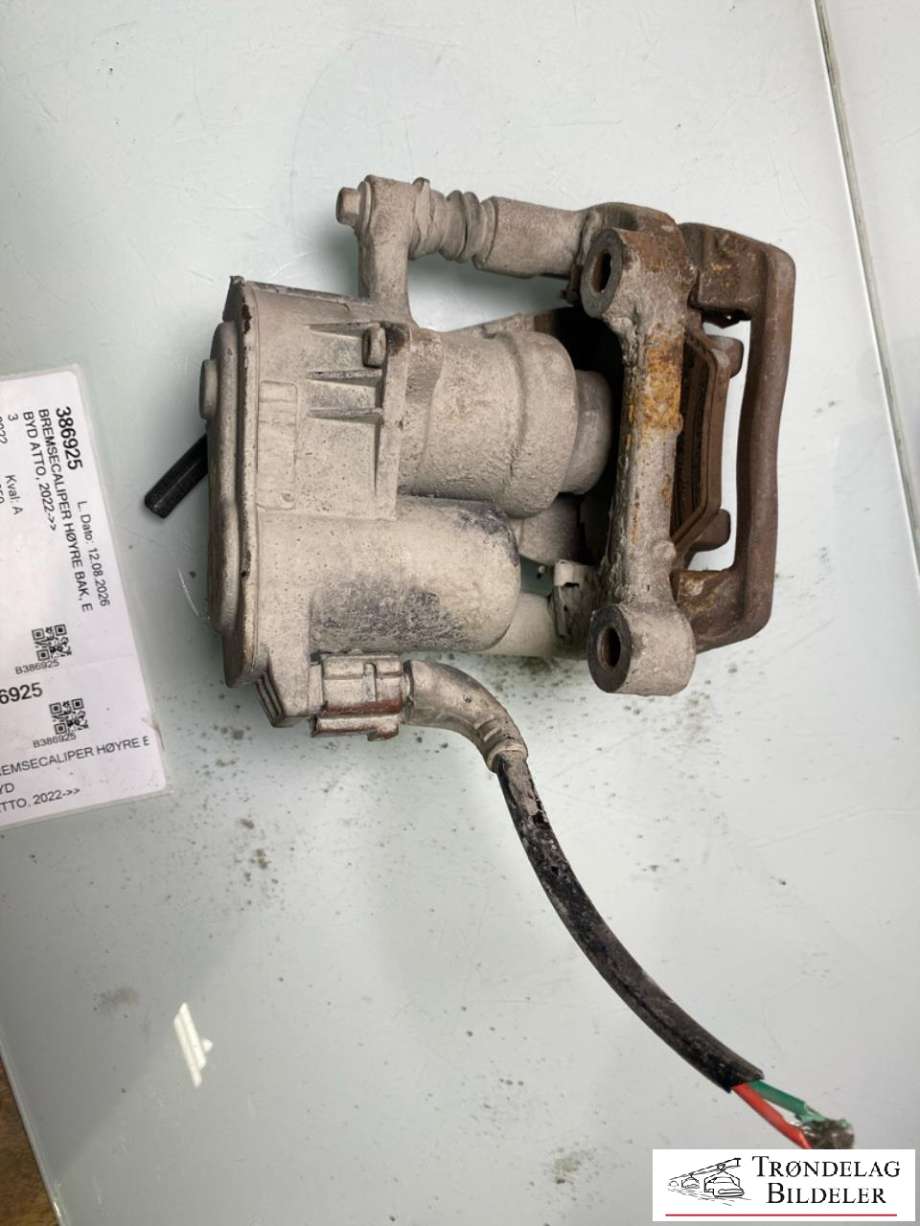 Bremsecaliper høyre bak, elektrisk til BYD Atto 2022-->> (13835953-00|SC2EM-3502162B|13831930-00|SC2EM-3502620A|13831932-00|TA-3502210C)