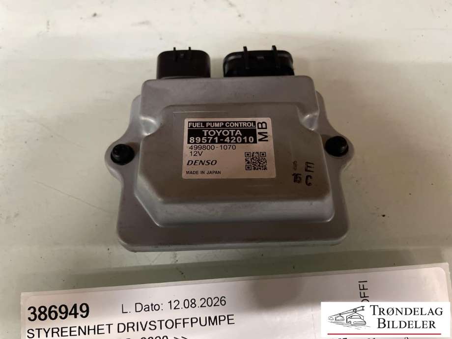 Styreenhet drivstoffpumpe til Suzuki Across 2020-->>  (89571-42010|T8957-14201-000|)