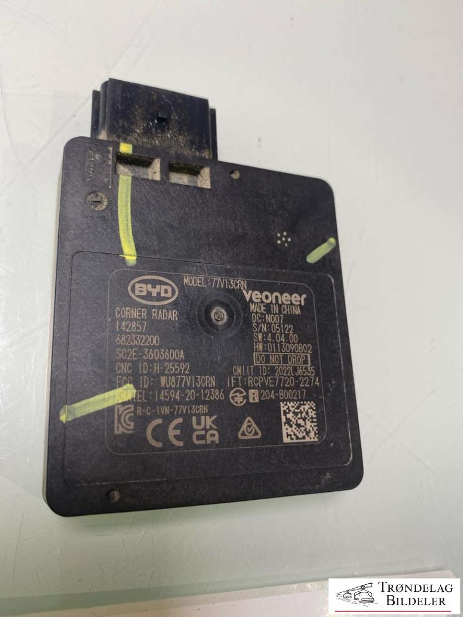 Sensor blindsone til BYD Atto 2022-->> (VEONEER|12891830-00|SC2E-3603600A|)