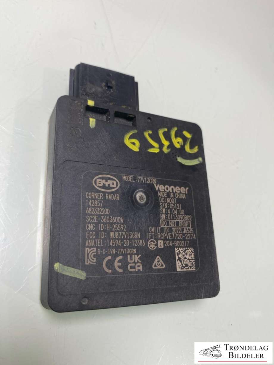 Sensor blindsone til BYD Atto 2022-->> (VEONEER|12891830-00|SC2E-3603600A|)