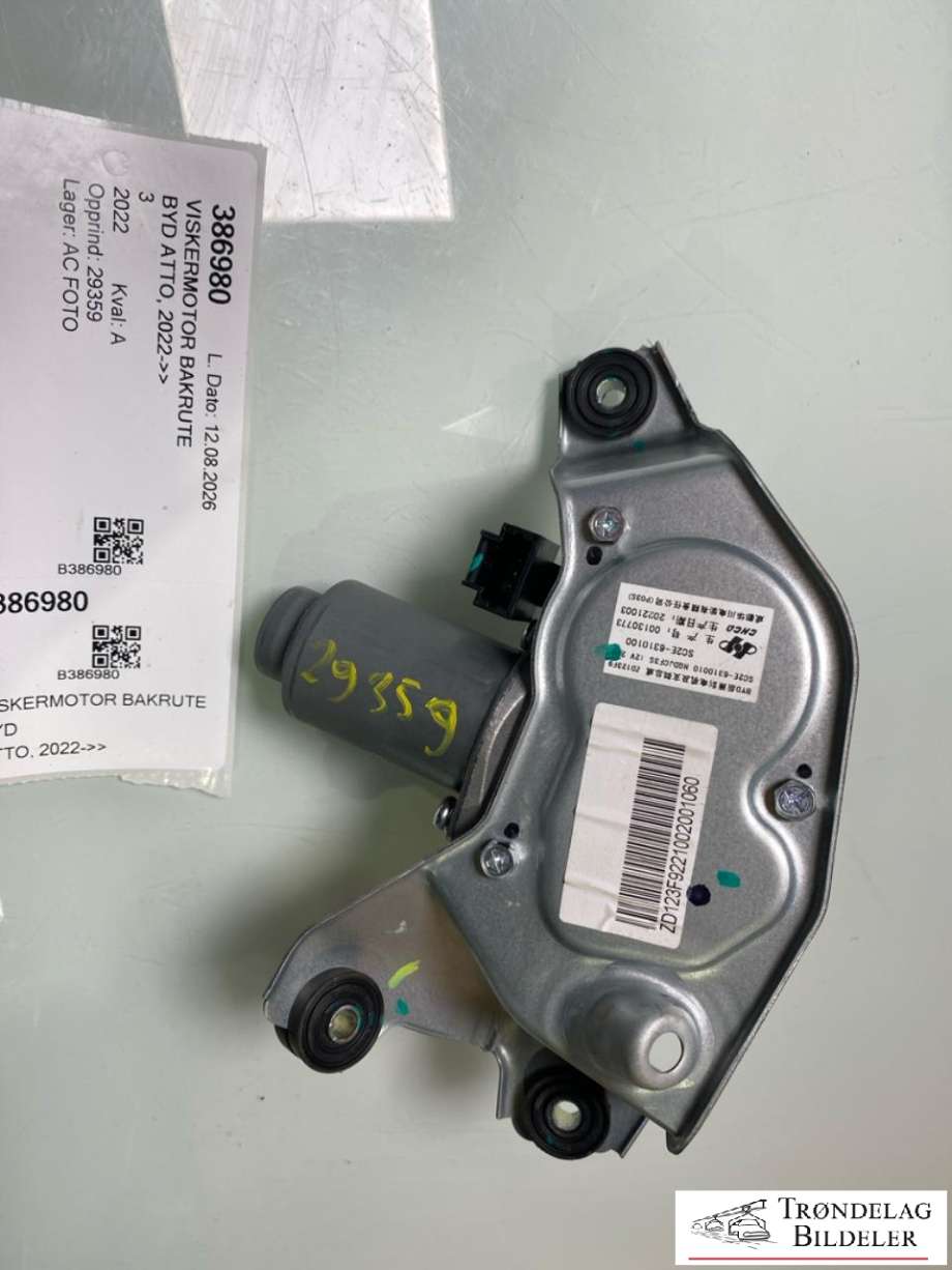 Viskermotor bakrute til BYD Atto 2022-->>  (13171274-00|SC2E-6310100|)