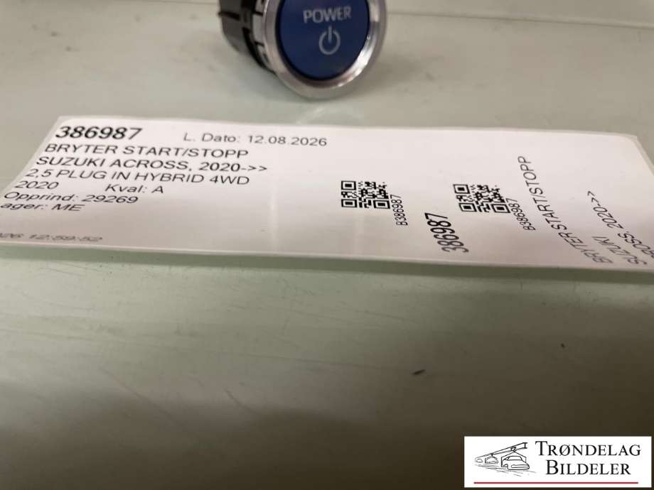 Bryter start/stopp til Suzuki Across 2020-->>  (T8961-11202-000|)