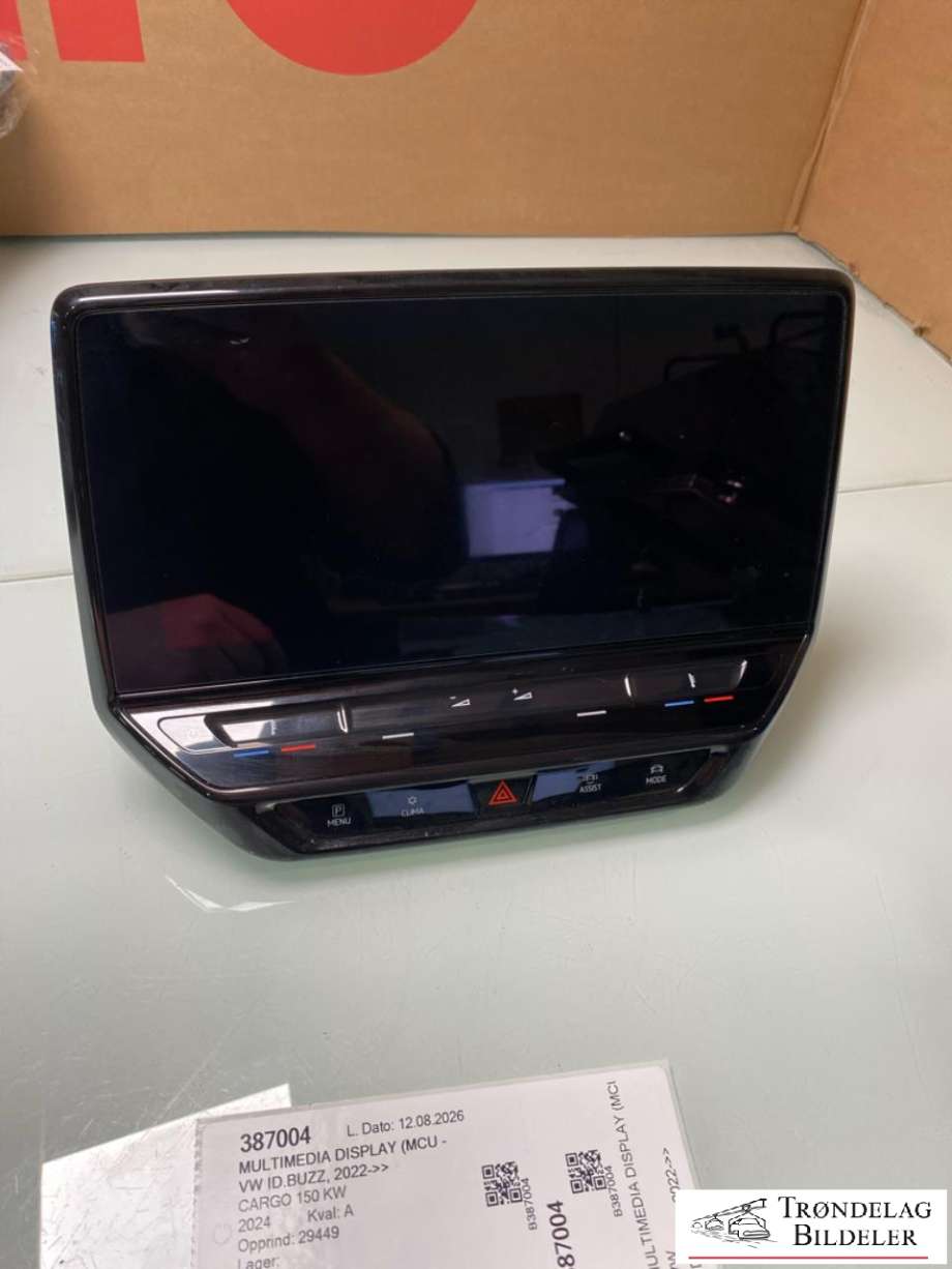Multimedia display (MCU - Media Controller Unit) til VW ID.BUZZ, 2022-->> (10B 919 605 B)