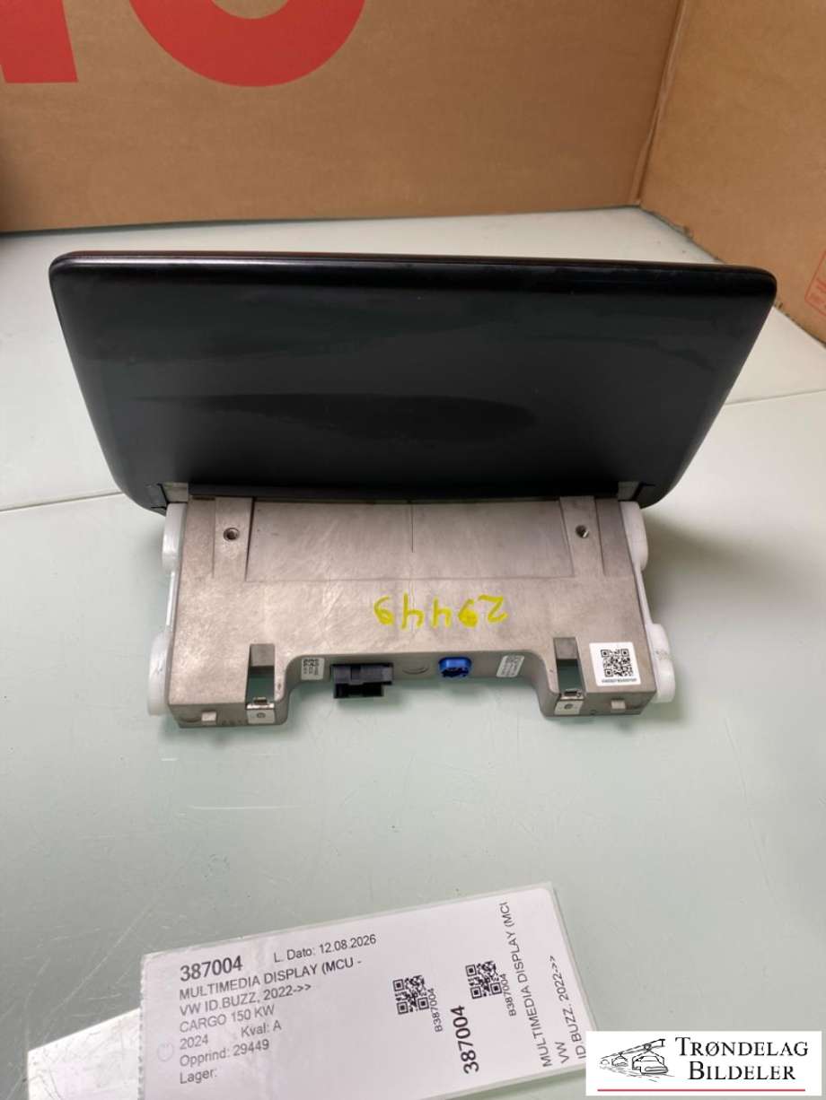 Multimedia display (MCU - Media Controller Unit) til VW ID.BUZZ 2022-->>  (10B 919 605 B|10A 919 605 K|)