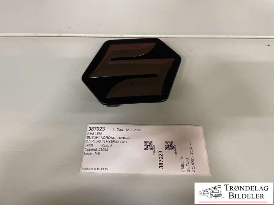 Emblem til Suzuki Across, 2020-->> (T7531-44201-000)