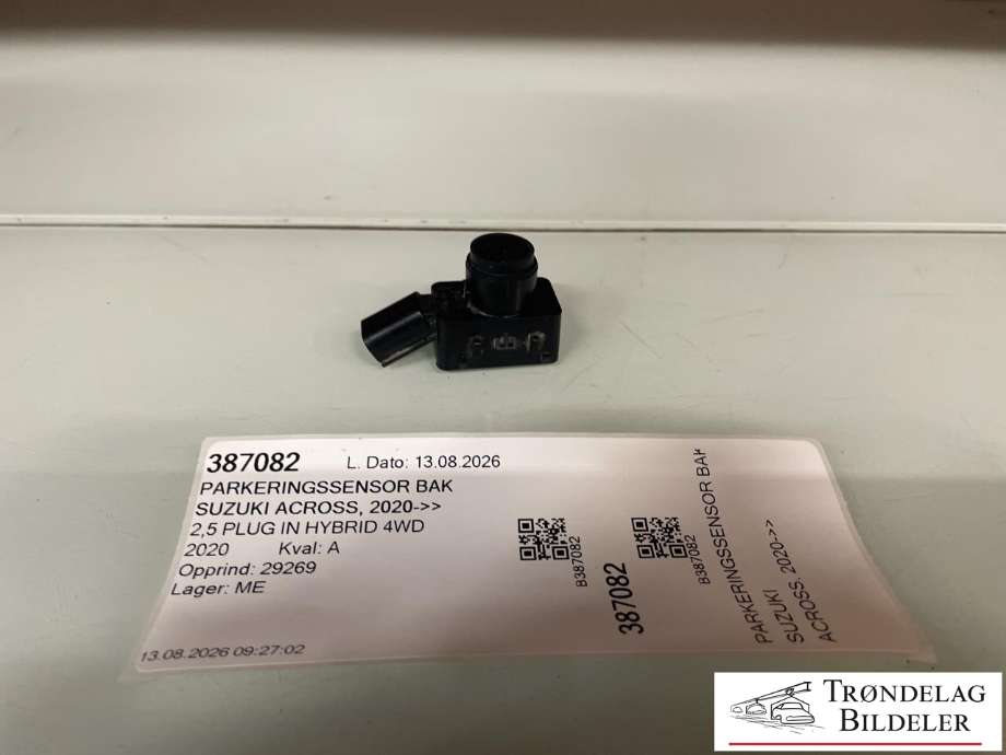 Parkeringssensor bak til Suzuki Across 2020-->> (T8934-1K006-0C5|)