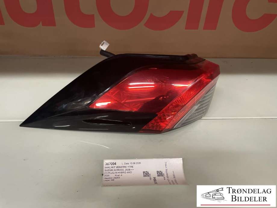 Baklykt venstre ytre til Suzuki Across, 2020-->> (T8156-14223-000)