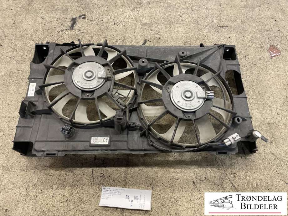 Kjølevifte elektrisk til Toyota Auris, 2015-2019 (Type II, Fase 2) (16711-0T090|16363-0T090)