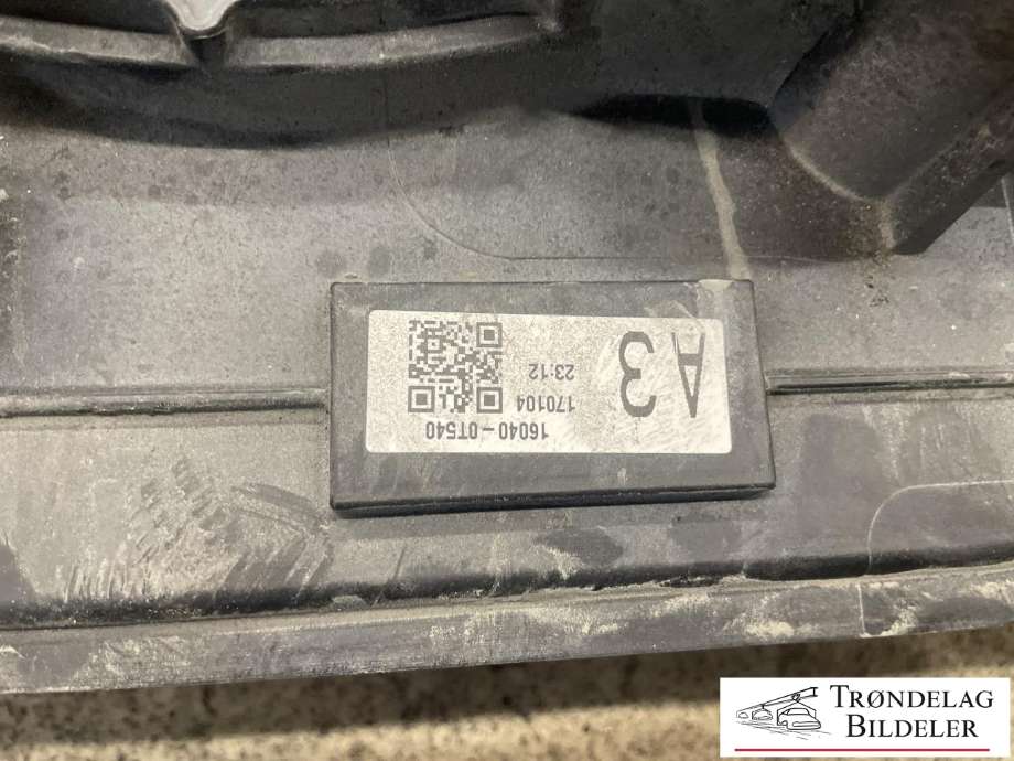 Kjølevifte elektrisk til Toyota Auris 2015-2019 (Type II, Fase 2)  (16711-0T090|16363-0T090|16363-0T080|16361-0T120|16361-0T110)