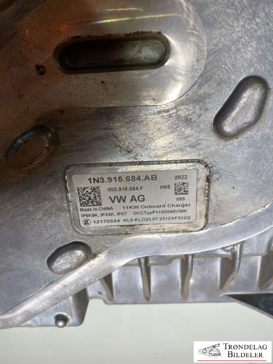 Batterilader (OBC - On Board Charger) til VW ID.BUZZ 2022-->>  (1N3915684AB|)
