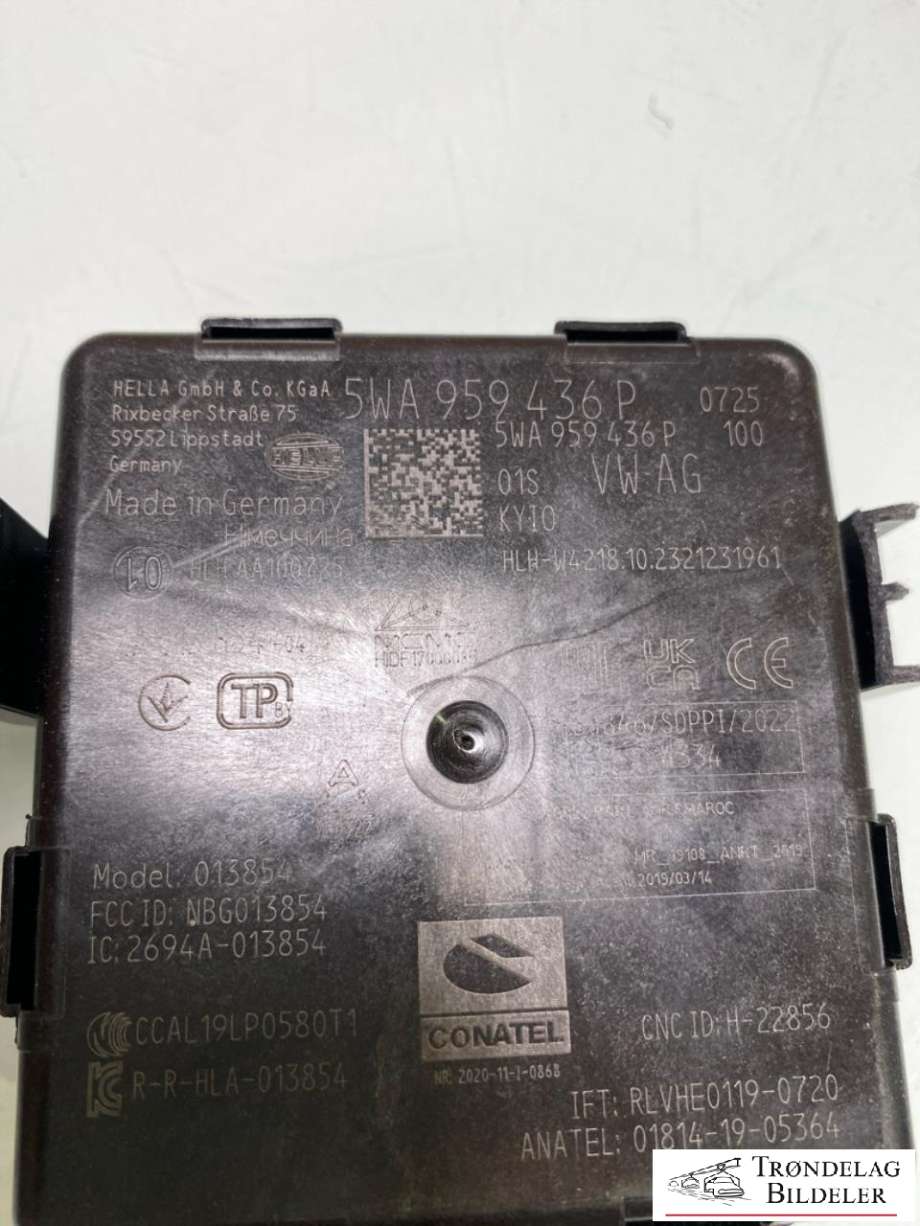 Styreenhet nøkkelfri/keyless til VW ID.BUZZ 2022-->>  (5WA 959 436 P|)