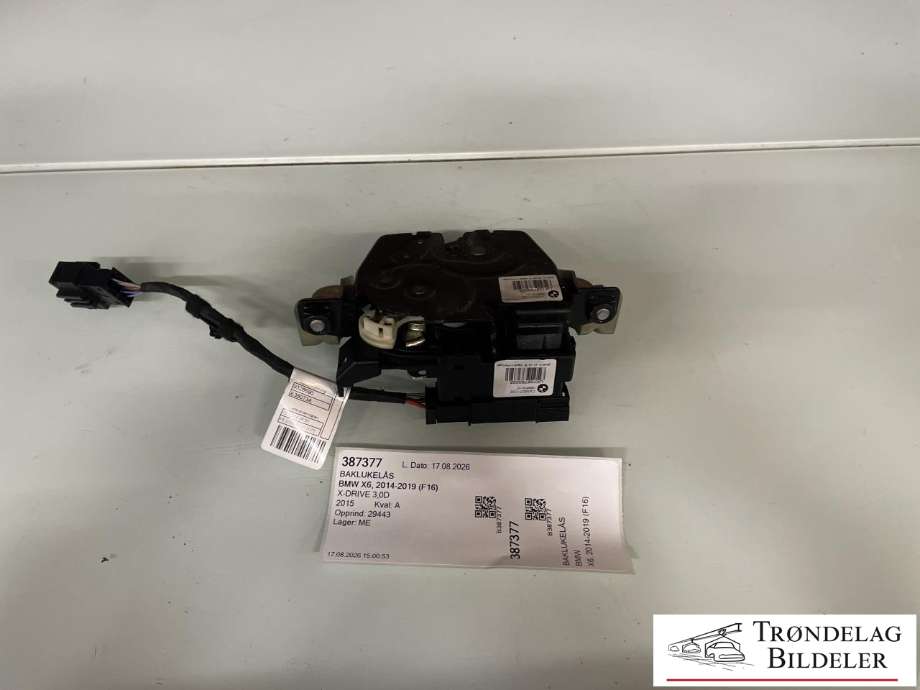 Baklukelås til BMW X6 2014-2019 (F16) (F16) (51 24 7 397 630|)