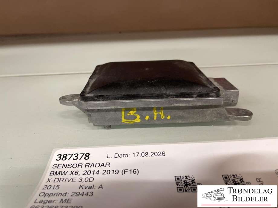 Sensor radar til BMW X6 2014-2019 (F16) (F16) (66326873290|)