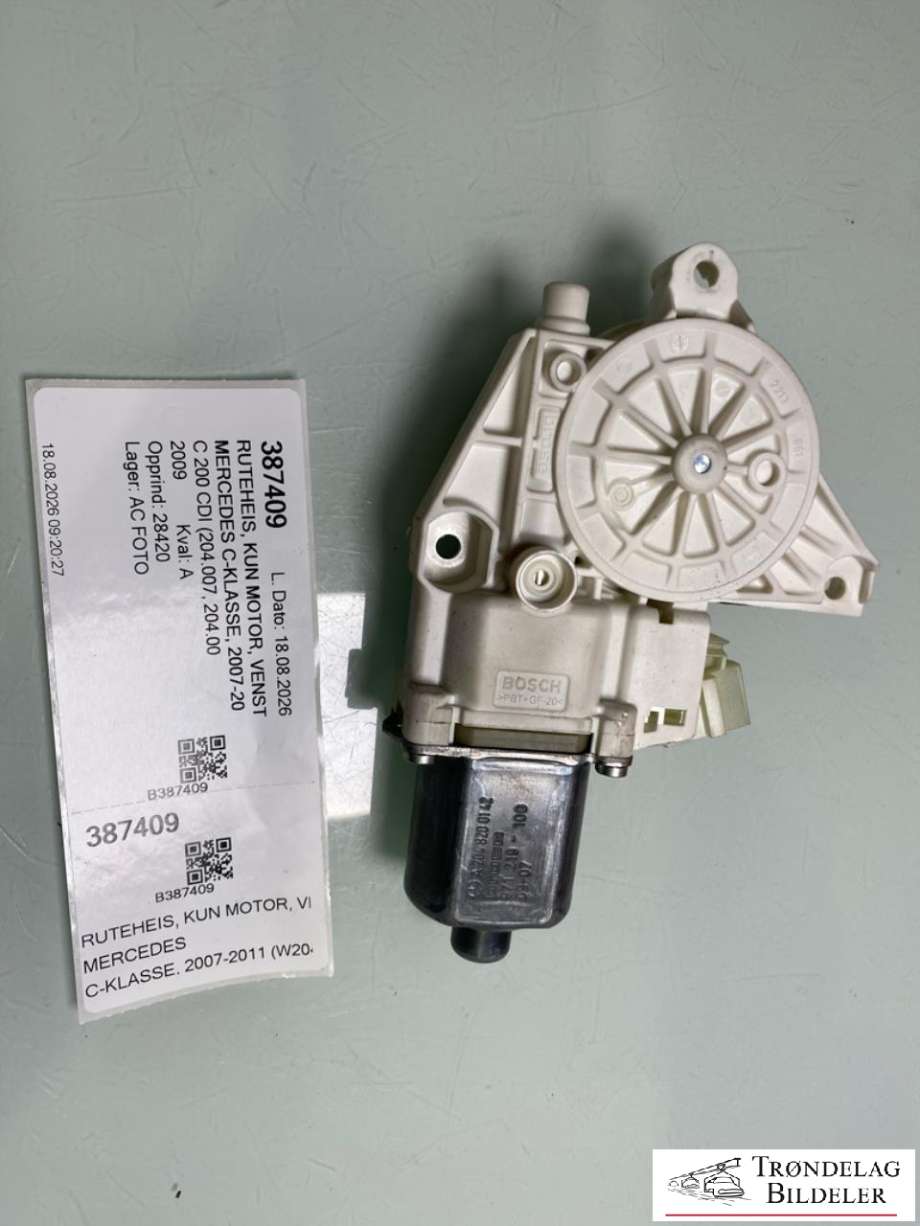 Ruteheis, kun motor, venstre foran til Mercedes C-Klasse 2007-2011 (Fase 1) (W204) (W204) (A2048200142|A 212 906 68 02|)