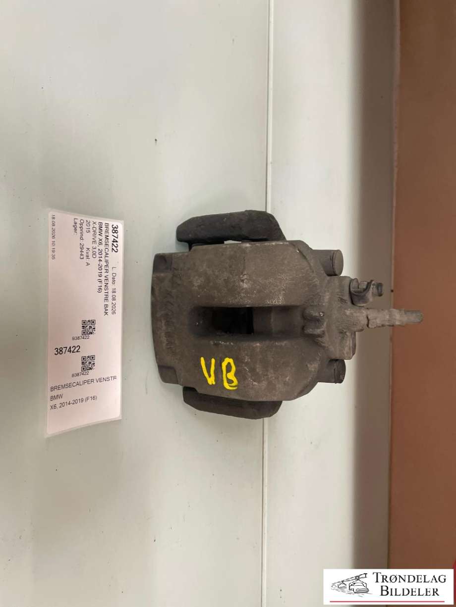 Bremsecaliper venstre bak til BMW X6 2014-2019 (F16) (F16) (34 21 6 776 787|)