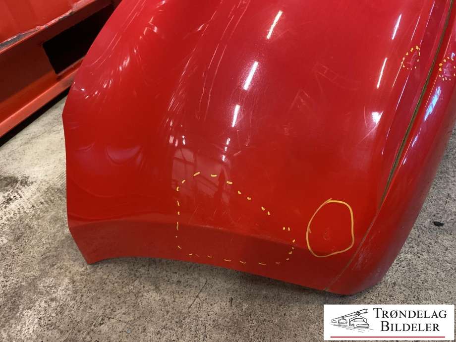 Støtfanger bak til VW Polo 2009-2014 (Type V, Fase 1)  (6R6 807 421 BK|)