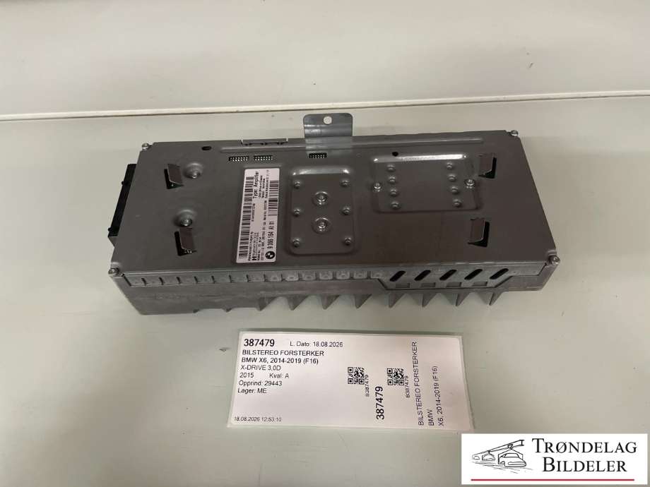 Bilstereo forsterker til BMW X6 2014-2019 (F16) (F16) (65 12 5 A41 CD0|65 12 9 393 182|)