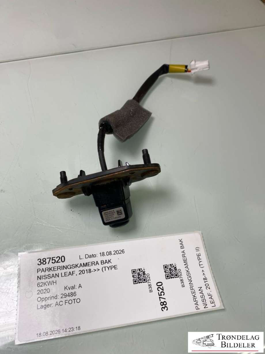 Parkeringskamera bak til Nissan Leaf, 2018-->> (Type II)  (284425SA1A)