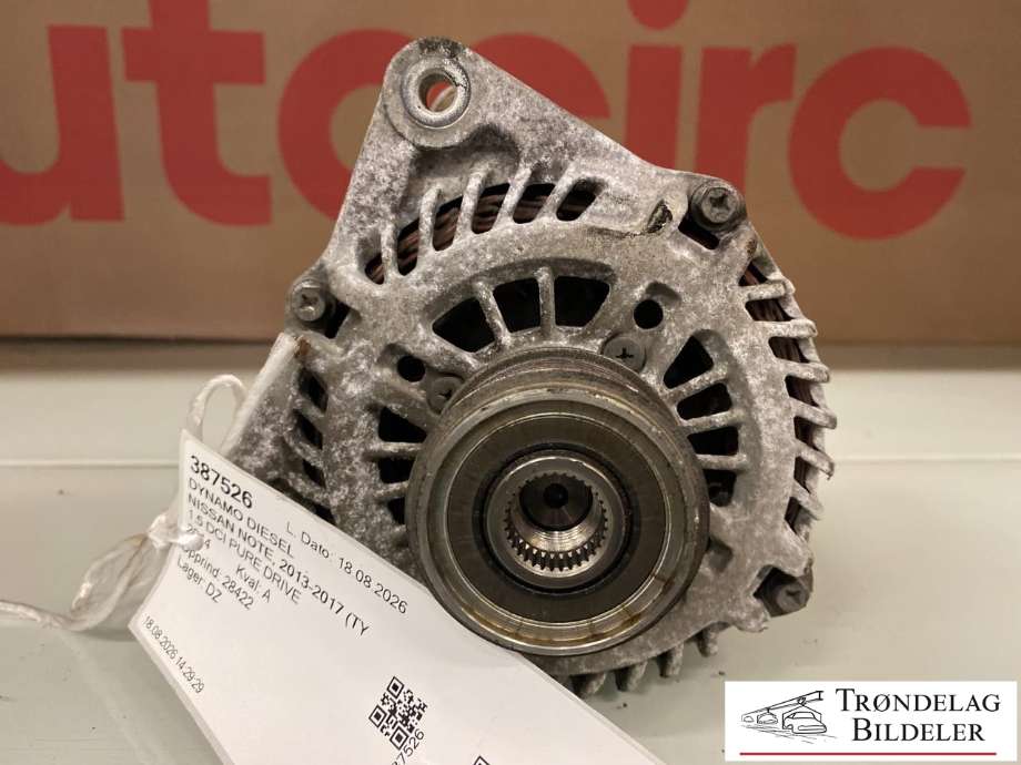 Dynamo diesel til Nissan Note 2013-2017 (Type II)  (231003VD1A|)