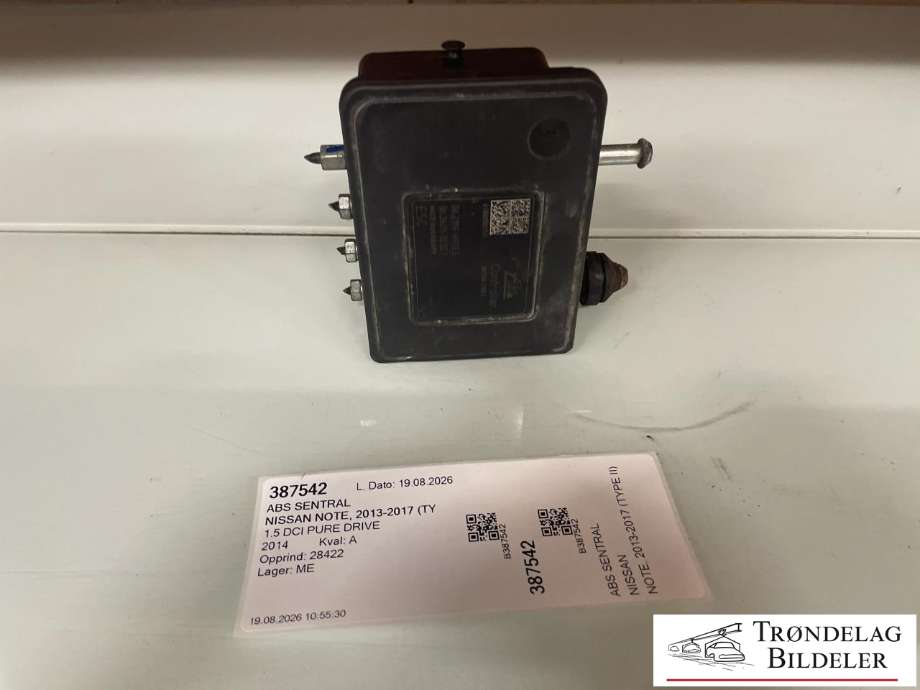 ABS sentral til Nissan Note, 2013-2017 (Type II)  (476603VU8B)