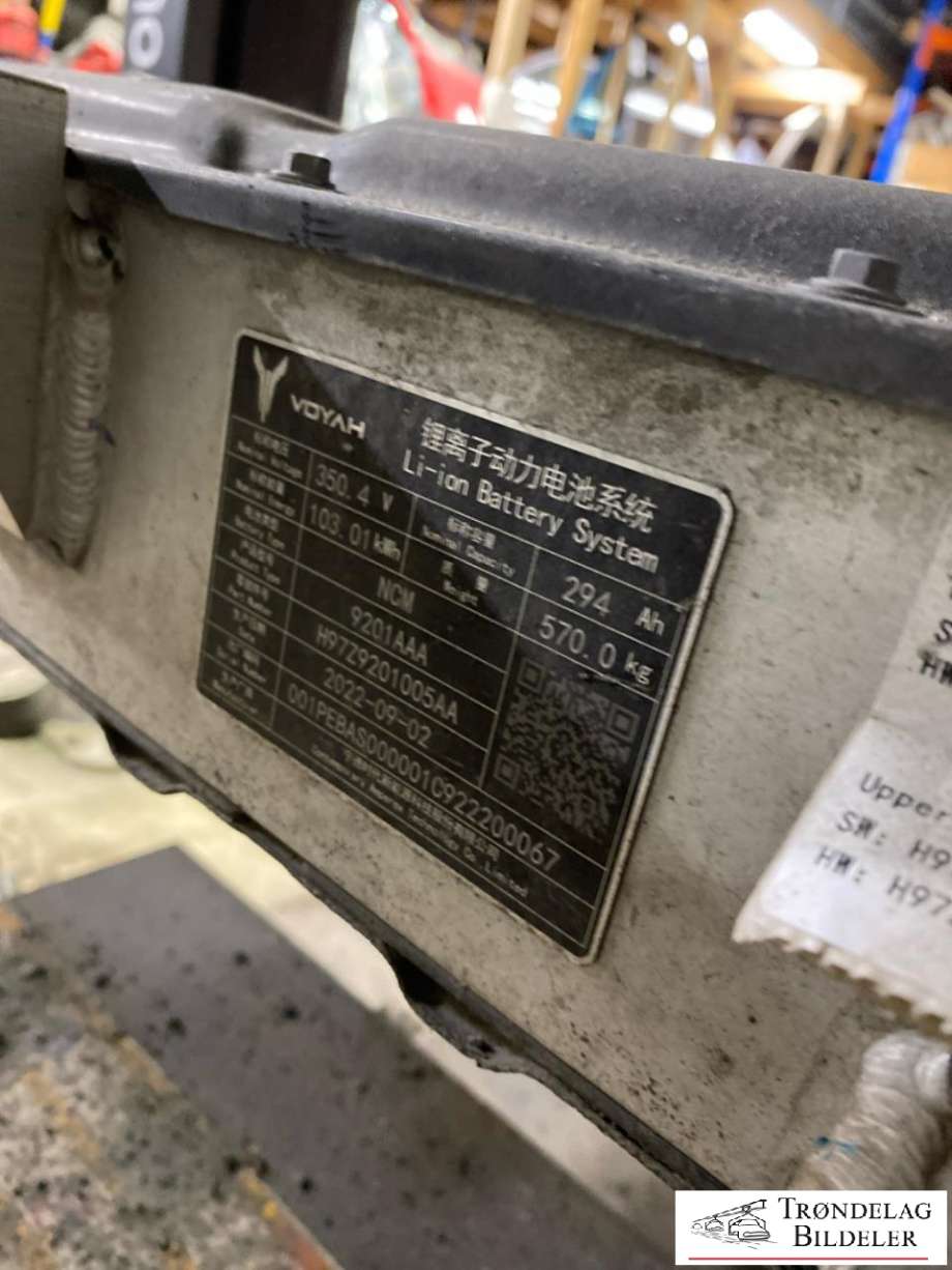 Batteripakke elbil til Voyah Free 2021-->> (920105011|)
