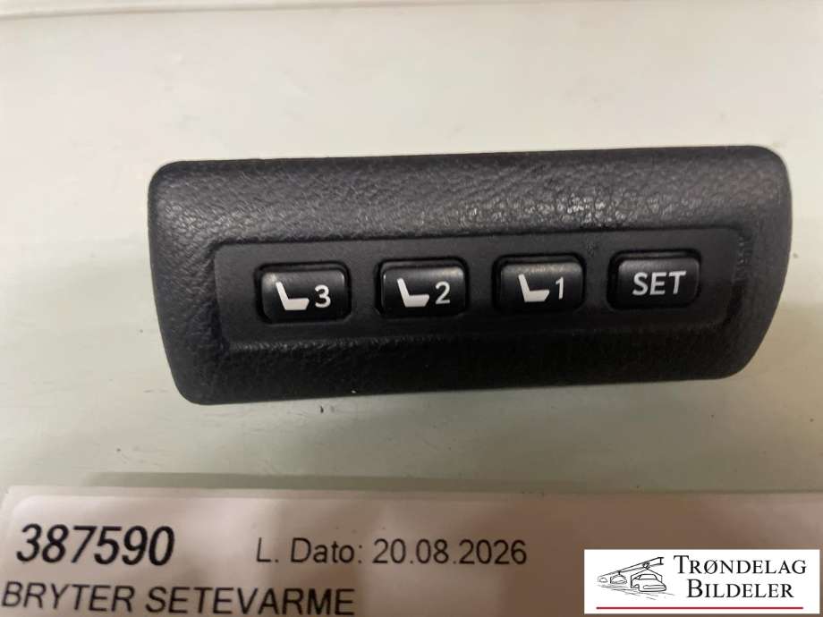 Bryter setevarme til Lexus CT 2010-2020  (8492776020|)