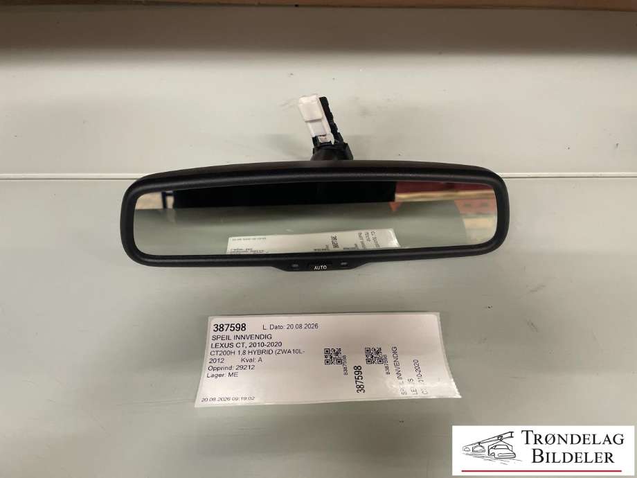 Speil innvendig til Lexus CT 2010-2020 (8781876010|)