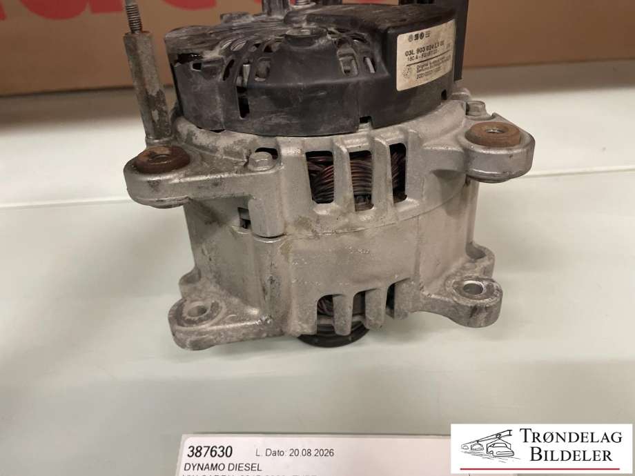 Dynamo diesel til VW Caddy 2015-2020 (Type III, Fase 3) (03L 903 023 M |03L 903 023 MX|03L 903 024 L|65261016004|04L903023T)
